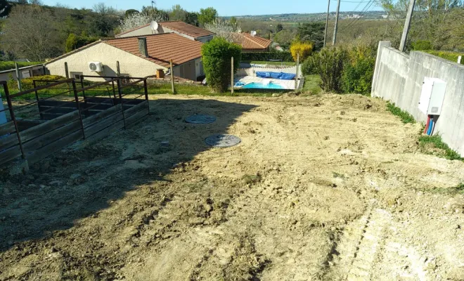 Terrassement fin de chantier 